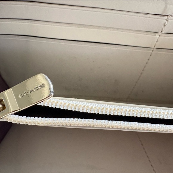 Coach Signature Zip Around Wallet - Picture 12 of 13